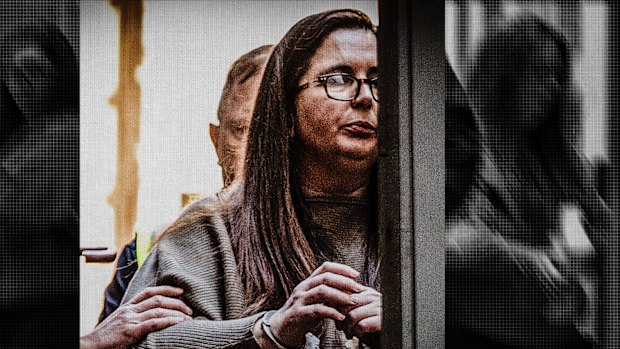 Erin Patterson outside court during her trial.