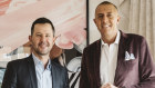 Ponting Wine’s Ricky Ponting  and Buy Aussie Now’s Mitch Catlin, who launch the shopping platform’s alcohol offer Monday.