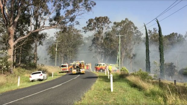 Conditions have worsened in Beaudesert, Scenic Rim as a QFES alert was sent out to warn residents to prepare to leave.