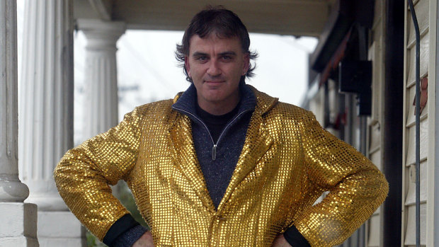 Joffa in his gold jacket in 2003. 
