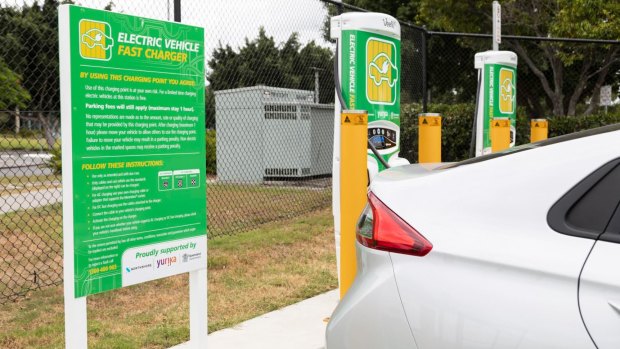 Queensland's government has installed an 'electric superhighway'. 