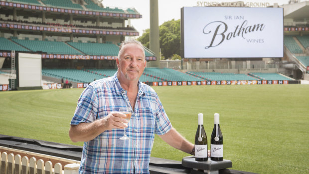Ian Botham has taken up winemaking and released a range of Aussie wines including a Margaret River chardonnay.