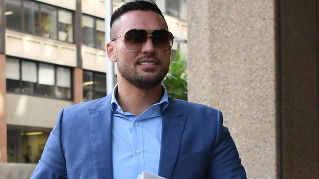Salim Mehajer outside the Federal Court in April.