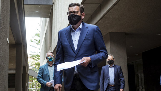 Premier Daniel Andrews has announced that masks are no longer mandatory outdoors.