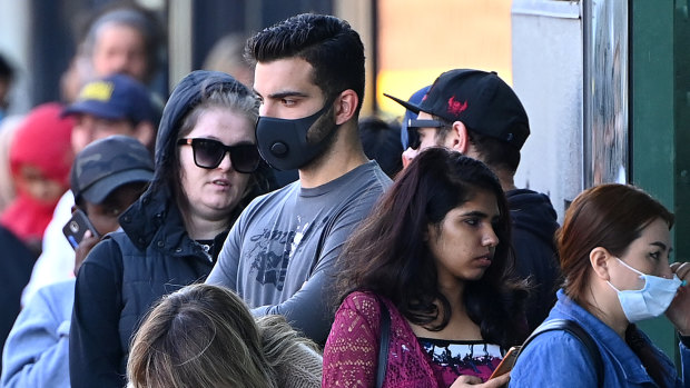 The number of people lining up at Centrelink offices around the country shocked government officials.