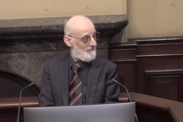 Liverpool City Council’s director of corporate services Farooq Portelli provides evidence at the inquiry on Thursday.