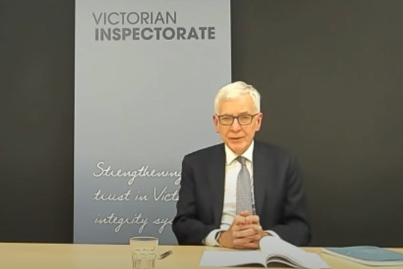 Head of the Victorian Inspectorate, Eamonn Moran.