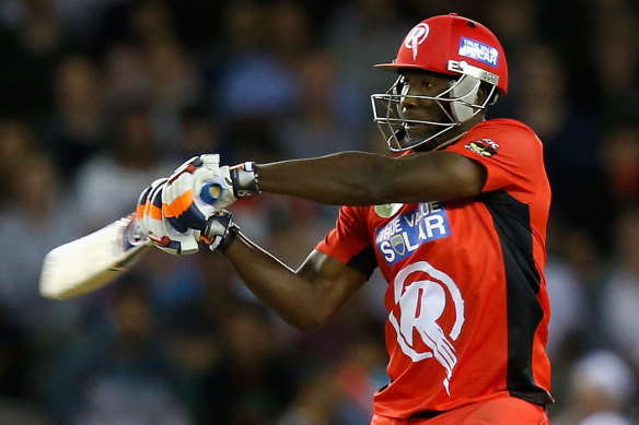 Andre Russell will appear once more for the Melbourne Renegades in the BBL.