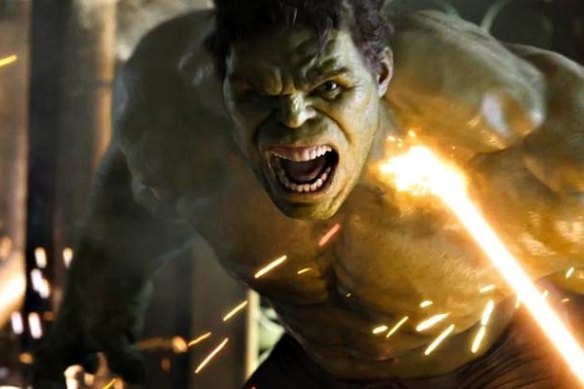 Mark Ruffalo as the Hulk in the Avengers. 