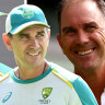 The many faces of Justin Langer.