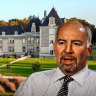 Former Leighton executive David Savage and his Chateau de Jalesnes in France's Loire Valley.