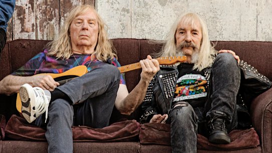 The songs remain the same, the faces less so: Nigel Tufnel, David St Hubbins and Derek Smalls, aka Spinal Tap.