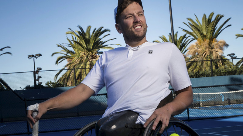 Wimbledon dream: Dylan Alcott finally gets his chance on the famous grass