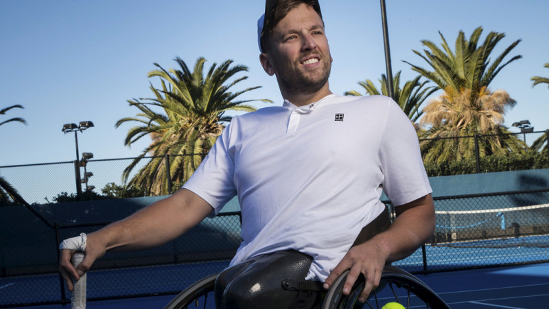 Wimbledon dream: Dylan Alcott finally gets his chance on the famous grass