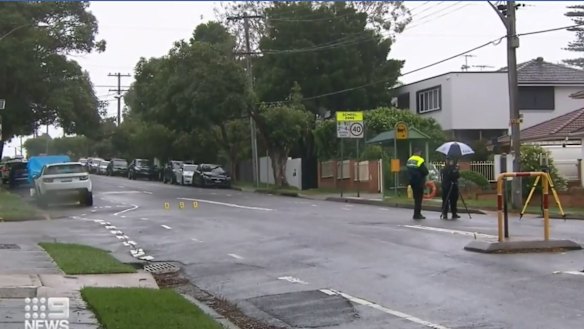 Police are searching for the driver involved in the incident, who drove away from the scene.  