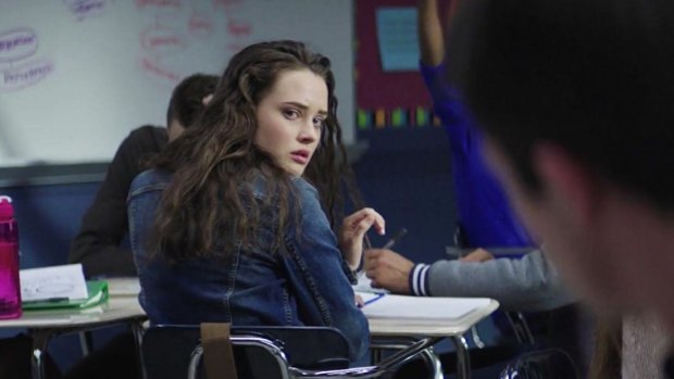 A scene from 13 Reasons Why, a Netflix series that deals with suicide and depression.