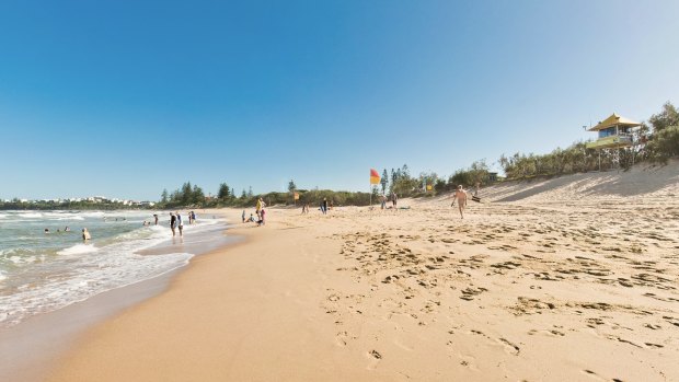 Dicky Beach on Queensland's Sunshine Coast.