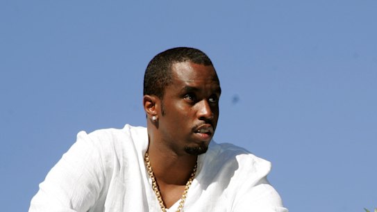 Diddy at one of his infamous white parties in 2007.