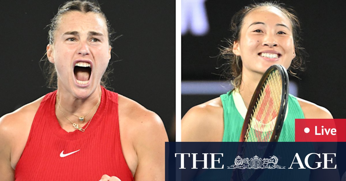 Wie es geschah Australian Open 2024: Sabalenka besiegt Zheng und gewinnt ...