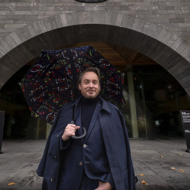 "My first thought was that I can see people walking through the gallery": director Tony Ellwood outside the National Gallery of Victoria. 