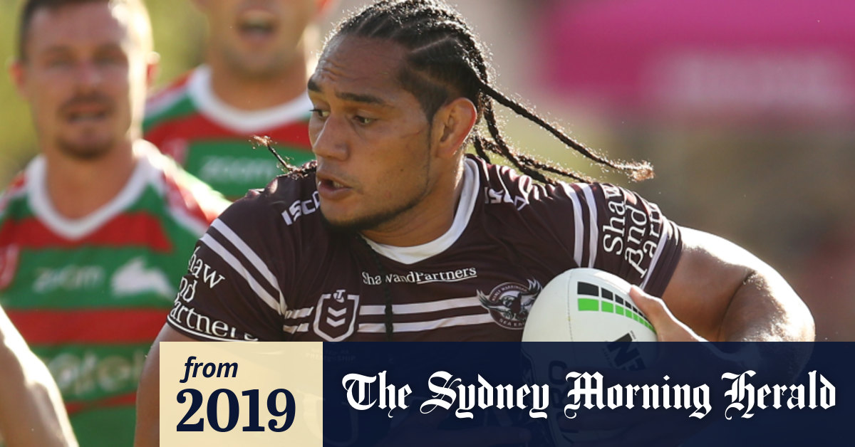 Nrl 2019 Manly Sea Eagles Prop Martin Taupau Turns Back On New