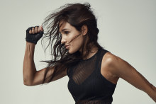 Sweat co-founder Kayla Itsines, who with the other co-founder Tobi Pearce has bought the digital fitness empire back.