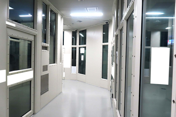 Queensland’s inspector of detention services noted the centre’s complete lack of access to green spaces and fresh air.
