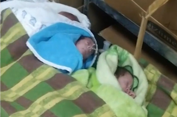 Newborns at a Dnipro children’s hospital have been moved into a bomb shelter.