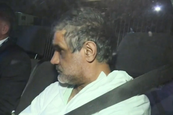 Truck driver Mohinder Singh after his arrest.