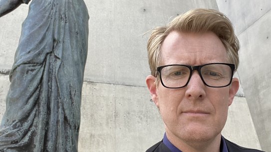 Mr Pennings posted this selfie to Facebook, from outside court on Friday morning.