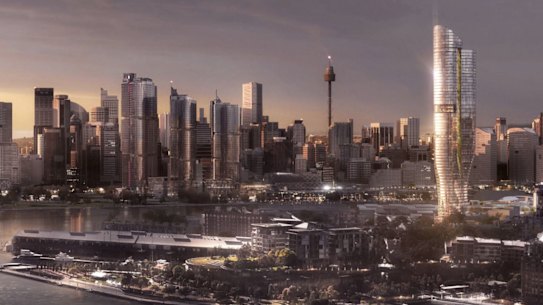 Proposed tower for The Star.