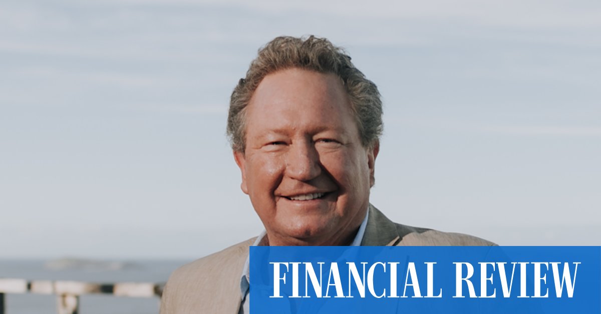 Noront Resources takeover: Andrew Forrest in $142 million bid for Canadian nickel player - Vimarsana News