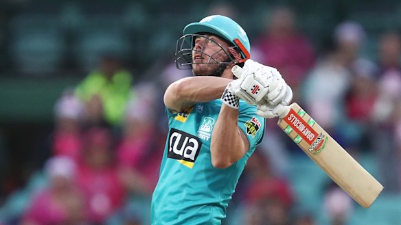 Muscle: Chris Lynn is, by sixes hit, the most powerful batsman in BBL history.