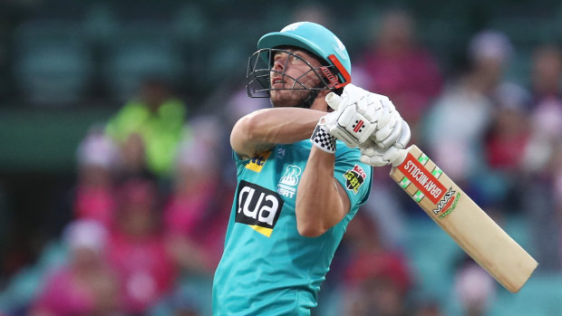 Muscle: Chris Lynn is, by sixes hit, the most powerful batsman in BBL history.