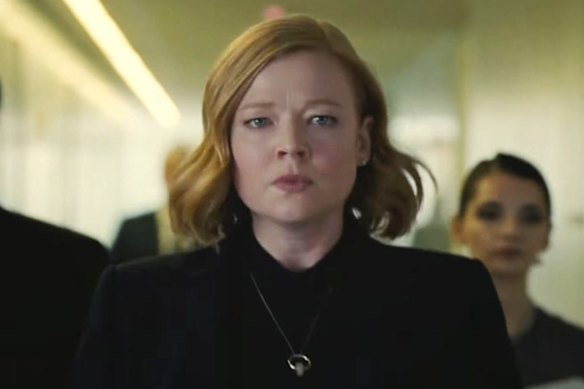 Sarah Snook in the series finale of Succession.