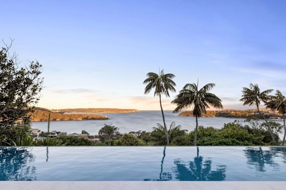 The Mosman home has knockout views.