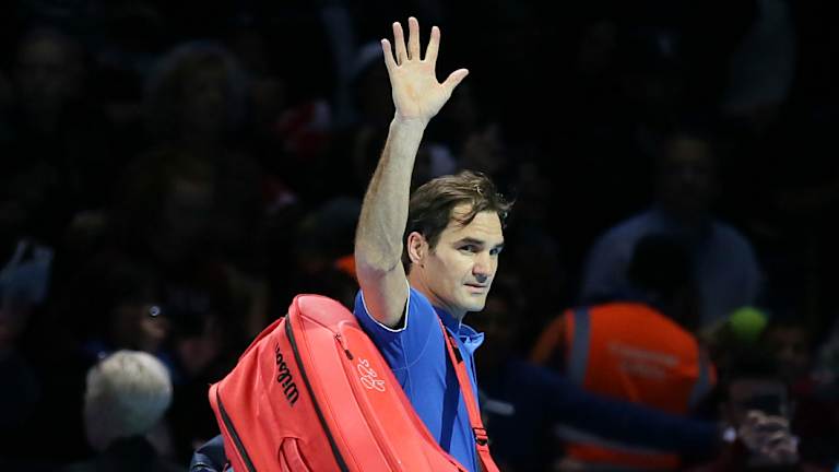 Roger Federer has arrived in Perth.