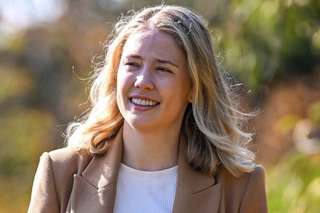 Amelia Hamer, the 31-year-old Oxford-educated grandniece of former Victorian premier Sir Rupert “Dick” Hamer.