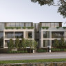 A render of the proposed four-story apartment building on Wattletree Road in Malvern East.