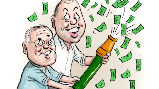 Scott Morrison and Josh Frydenberg.