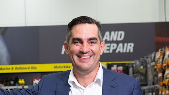 Super Retail Group's new chief executive Anthony Heraghty. 