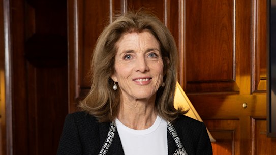 Caroline Kennedy at the US embassy in Canberra.