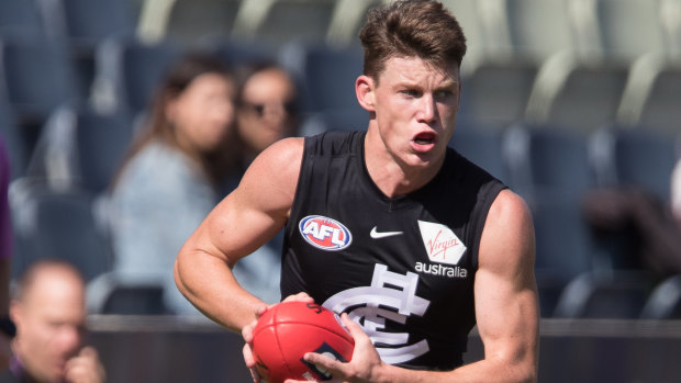 Sam Walsh in action during the pre-season.