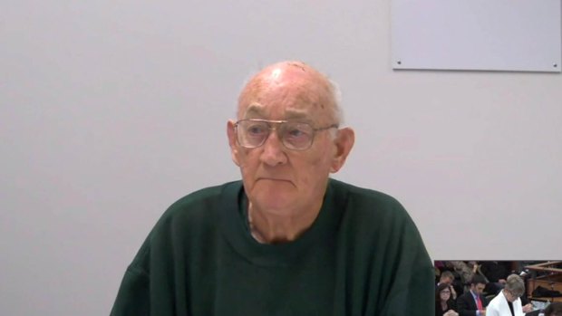 Ridsdale giving evidence to the royal commission in 2015.