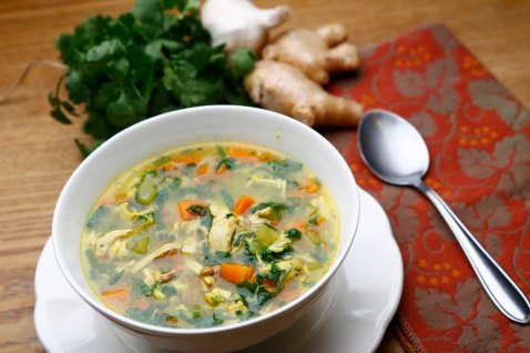 Arabella Forge’s cold-busting chicken soup.