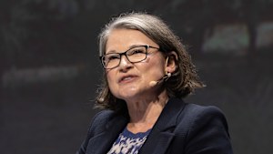 Sinead Taylor, Group Executive Institutional Banking and Markets at CBA at CBA’s Momentum conference in Sydney on Wednesday.