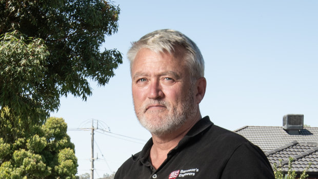 Dr Andrew Barraclough, a structural engineering business owner whose qualifications were stolen and used by a fraudster on Airtasker to sign off on a number of structures.