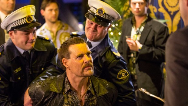 Actor Aaron Jeffery, who played Chopper Read in the latest Underbelly series. 