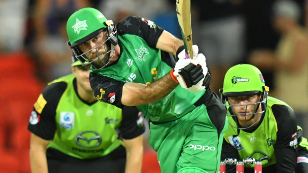Waiting game: Glenn Maxwell is averaging above 40 but is yet to be picked by Justin Langer.