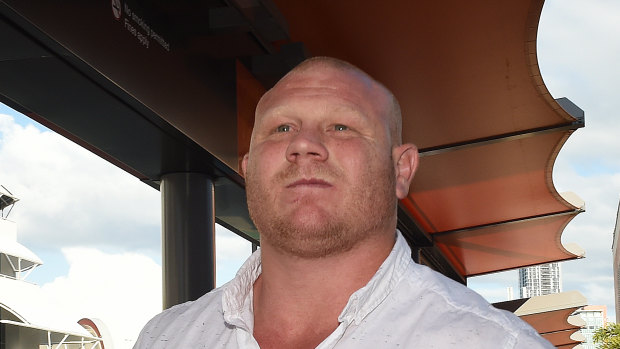 Former rugby league player Anthony Watts leaves the watchhouse two years ago.